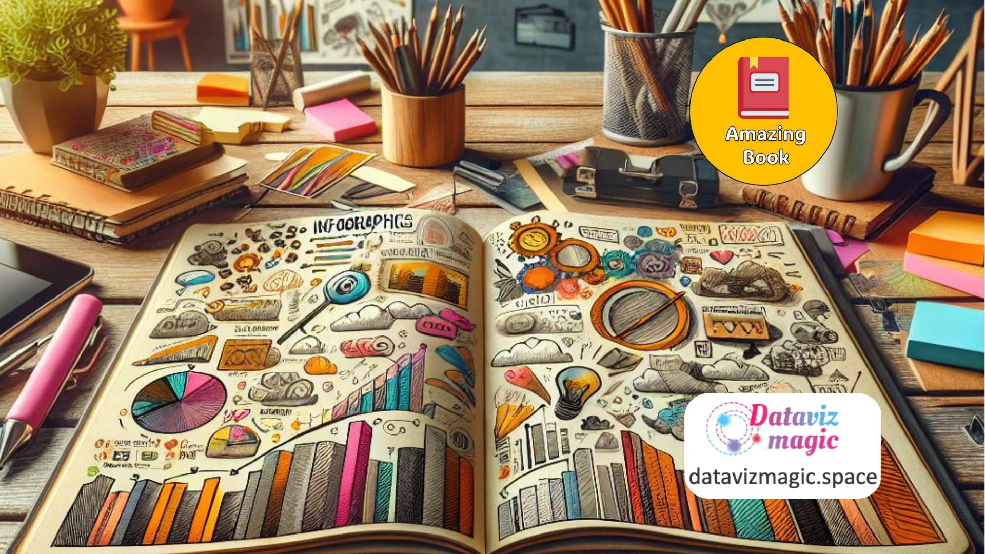 Infographics Designers Sketchbooks.
